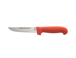 Нож (2312-2507) разделочный 120 мм, жёсткий (красный)