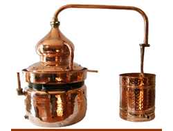 Аламбик 30л на водяной бане с гидрозатвором (Bain Marie) Португалия (CopperCrafts)