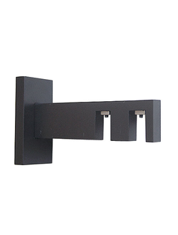 Кронштейн двухуровневый с уменьшенным выносом от стены для более компактных карнизных систем