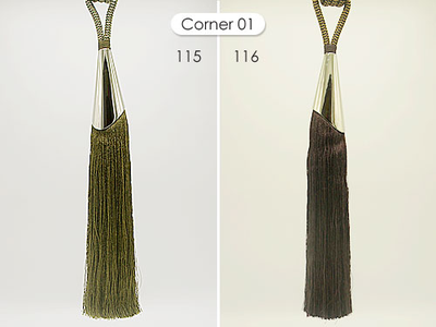 Corner 01 , серия Delisious Decor, 84 см. Современная кисть-подхват