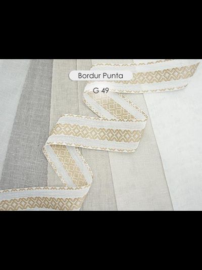 Арт. Punta, серия Majestik. Полупрозрачная декоратвная тесьма для вуали