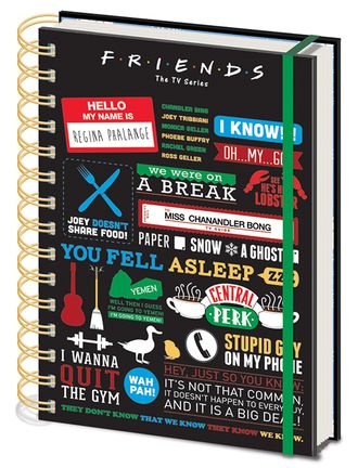 Ежедневник Pyramid: Friends (Infographic) A5 Wiro Notebooks