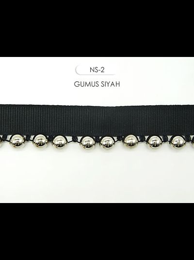 Арт. NS. Отделочная тесьма с бусинками оптом и на отрез