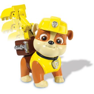 Фигурка спасателя с рюкзаком-трансформером Rubble Щенячий патруль Paw Patrol  (Артикул JD801)