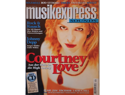 Musikexpress Sounds Magazine Courtney Love, Иностранные музыкальные журналы, Intpressshop