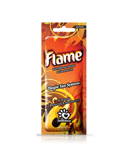 SolBianca, Flame - Крем для загара в солярии с нектаром манго, бронзаторами и разогревающим эффектом 15 мл.