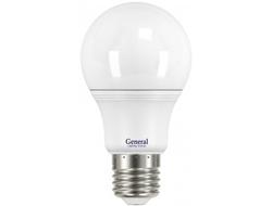 Лампа светодиодная General ЛОН A60 E27 11W 4500K 4K 60x110 пластик/алюмин. 636800