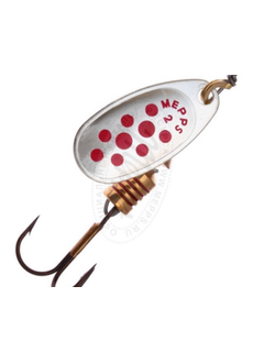 Блесна Mepps COMET DECOREE AG points rouge №0 (2гр.) (в упаковке-3шт)