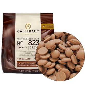 Шоколад МОЛОЧНЫЙ 33,6 % в каллетах Barry Callebaut, 100 г