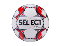 Мяч футбольный Select Brillant Replica 811608, №4, №5 белый/красный/серый