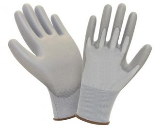 Перчатки нейлоновые НЕЙП-ПОЛ с полиуретановым покрытием(покрытие ладони и пальцев)