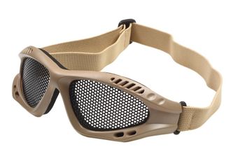 Защитные очки Goggle хаки-песок (сетка)