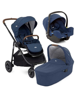 Joie versatrax 3 в 1 коляска с реверсивным блоком + автокресло i-snug