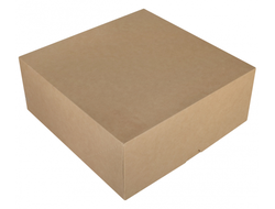 Коробка подарочная ECO CAKE 6000, 255*255*105 мм, КРАФТ