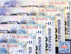 Красивые номера банкнот на 100 руб. купюрах Сочи-2014