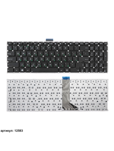 Клавиатура для ноутбука Asus X553M плоский Enter (шлейф 11,5 см)