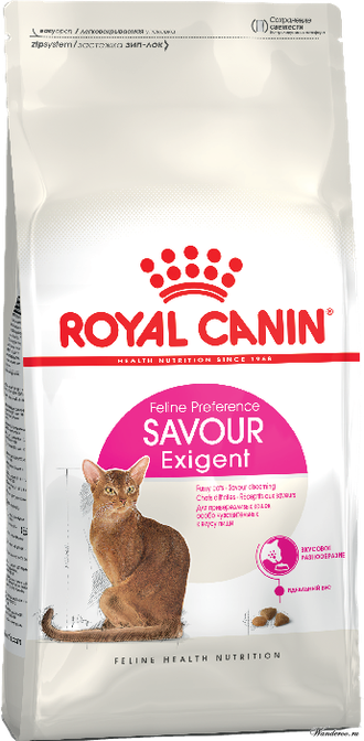 Royal Canin Savour Exigent Роял Канин Сэйвор Эксиджент Корм для кошек привередливых ко вкусу продукта 2 кг