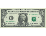 Банкнота номиналом 1 доллар, серия В. США, 2006 год