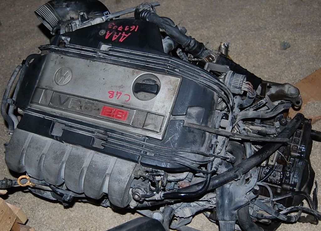 Контрактный (б у) двигатель Фольксваген Пассат AAA 2.8 VR6 бензин ...