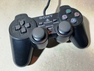 №002 Оригинальный SONY Контроллер для PlayStation 2 PS2 DualShock 2