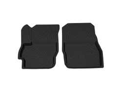 Коврик салонный резиновый (черный) для Mazda 3 (09-13) (передний ряд сидений) (Борт 4см)
