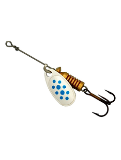 Блесна Mepps COMET DECOREE AG points bleus №2 (4,5гр.) (в упаковке-3шт)