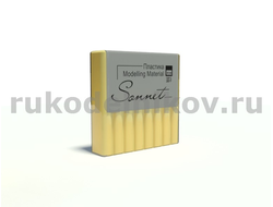 полимерная глина "Сонет" лимонный, брус 56 гр.