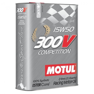 Масло моторное MOTUL 300V COMPETITION 15W-50 2 л. синтетическое