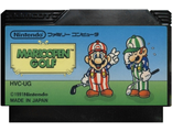 Mario open golf, Игра для Денди, Famicom Nintendo, made in Japan.