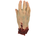 отрубленная, оторванная, кисть, рука, пальцы, фаланга, кровь, силикон, латекс, резиновая, человека