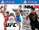 UFC + NBA 2K19 (цифр версия PS4) 1-2 игрока