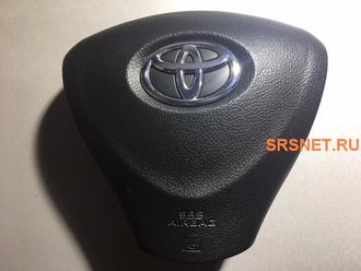 Ремонт крышки подушки безопасности водителя Toyota Auris 2006-