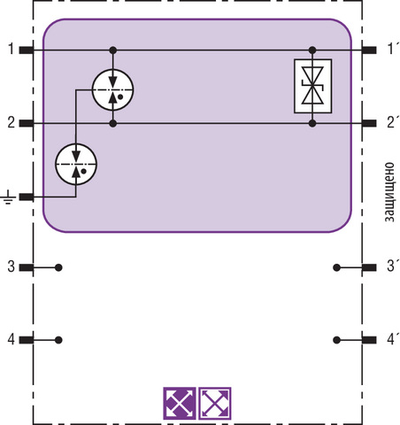 920538	BLITZDUCTOR XT модуль УЗИП Type 2 для одной пары 6 В во взрывоопасных зонах