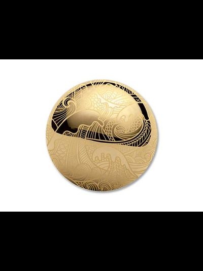 Магнитные клипсы для штор "Морская волна", глянцевые. Серия "Алди", 45 мм