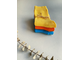Комплект носочков (желтый, оранжевый, ярко-голубой - 3 пары) 1-3 года