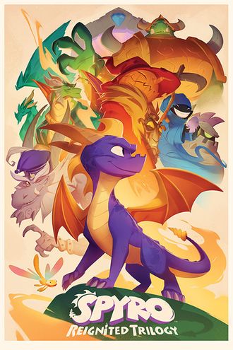 Постер Maxi Pyramid: Activision: Spyro (Animated Style)