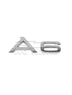 эмблема a6 на багажник Ауди, хром