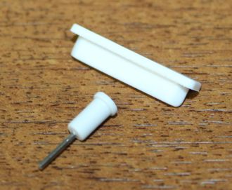 Набор заглушек для  iPhone 4, белый, (20 шт.)