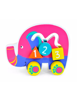 Развивающая игрушка "Сортер каталка Слон", BeeZee Toys