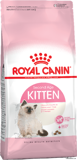 Royal Canin Kitten Роял Канин Киттен Корм для котят c 4  до 12 месяцев 2 кг