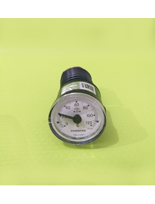 Термометр капиллярный PAKKENS в пластиковом корпусе, d-40мм, Тmax=120°С, длина капилляра L-1 метр Артикул: ST-489