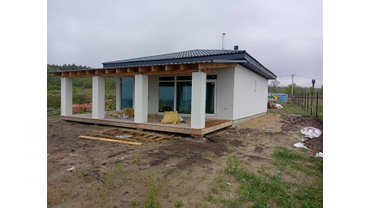 Строительство дома из блоков (с.Кошели, начало строительства осень 2022г - сдача объекта май 2023г)