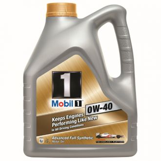 Моторное масло MOBIL 1 0W40 синтетическое 4л