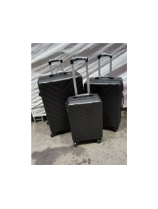 Комплект из 3х чемоданов ABS Olard Vertu S,M,L черный