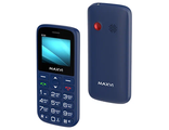 4620039114149 Мобильный телефон Maxvi B100 Blue, 2 SIM, цветной экран