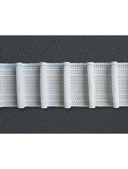 Неширокая регулярная складка карандаш, лента непрозрачная