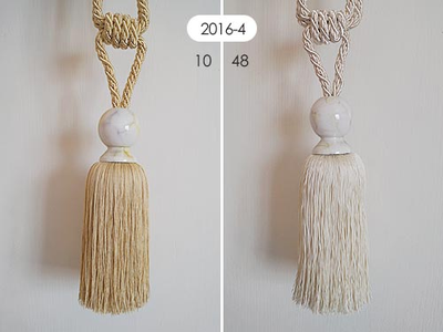 Декоративные кисти-подхваты, керамика малая, 80 см. Арт. 2016-4