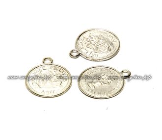 Монеты серебро, размер 18 мм, 10 шт