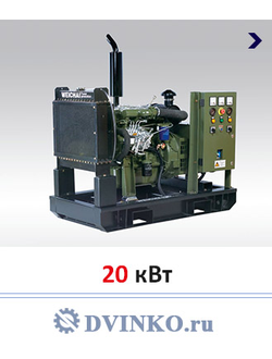 Индустриальный дизель генератор 20 кВт WPG27.5F1