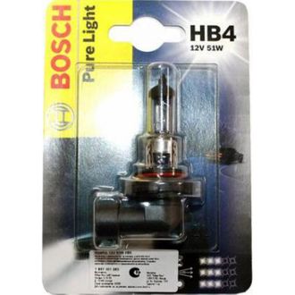 Лампа BOSCH Pure Light Standart HB4 12V 51W в блистере 1 шт.